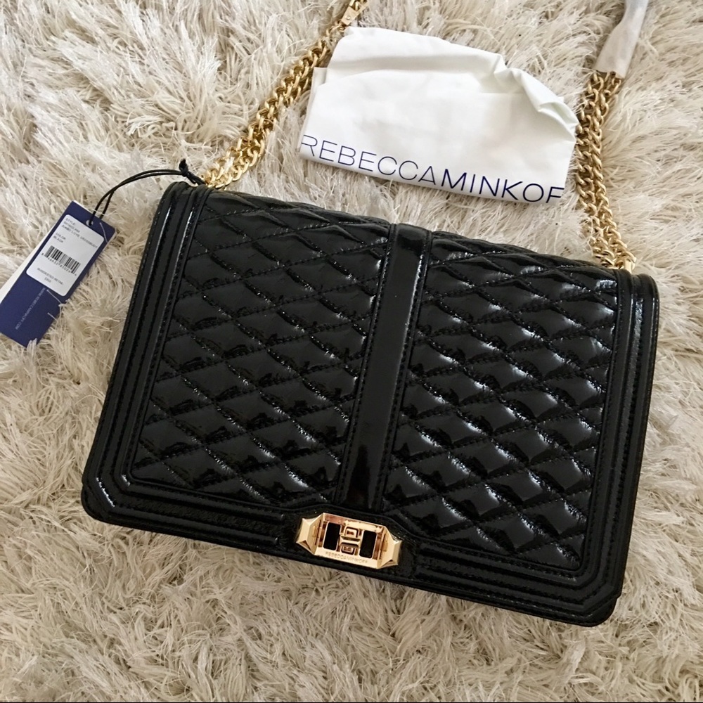 NWT Rebecca Minkoff jumbo love crossbody BLACK